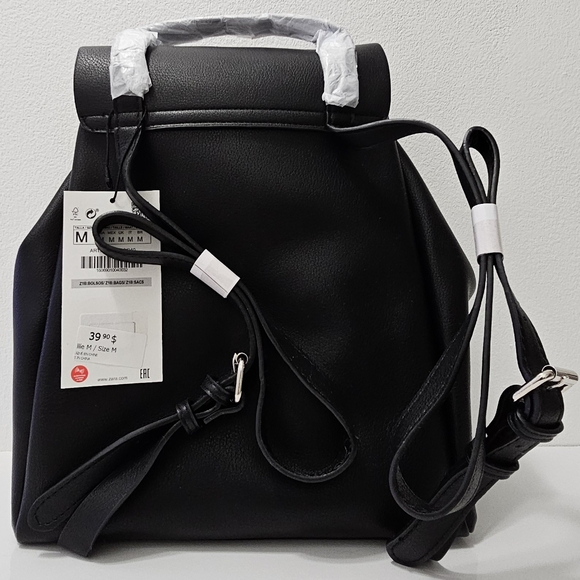 🇪🇦 ZARA Mini Faux Leather Backpack - Picture 4 of 9